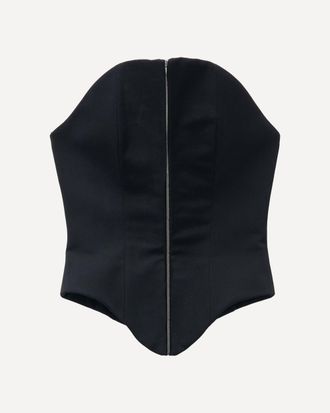 Alexander McQueen Wool Corset with zip Female 38