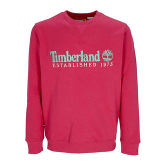 Timberland Hoodies & sweatvesten, Dames, Rood, S, Katoen, Vintage Crewneck Sweatshirt 1973 Logo