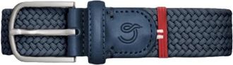 La Boucle Gstaad Riem - Heren - Riemen - Blauw - S/M - Leer - Accessoires