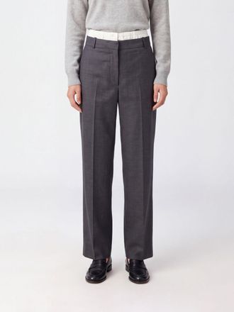 R&oacute;he Double-Layer Straight-Leg Virgin Wool Tailored Trousers
