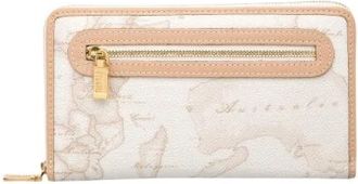 Alviero Martini 1A Classe W028 6188 0900 Portemonnee - Dames - Portefeuilles - Wit - ONE Size - Katoen - Accessoires