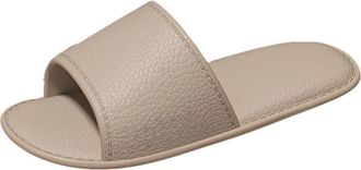 Generic Indoor and Outdoor Solid Color Thick Sole Comfortable Casual Slippers Slide on Shoes for Women (Khaki, 5)