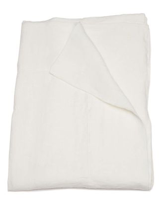 ONCE MILANO medium linen tablecloth - unisex - Linen/Flax - One Size - White
