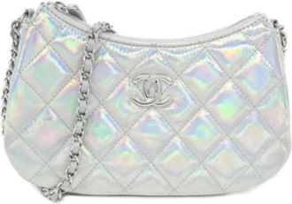 Chanel Pre-owned Vintage Shoulder Bag - Dames - Vintage Schoudertas - Grijs - ONE Size - Vintage