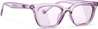 Lascana Sonnenbrille LASCANA trapezf&ouml;rmige Sonnenbrille, Damen, pink, unifarben, Sonnenbrillen Sonnenbrille, Rectangular-Look, Damenbrille mit UV-Schutz
