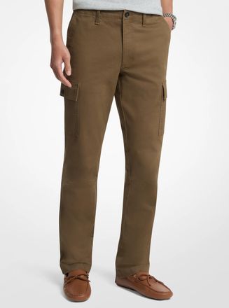 Michael Kors Stretch Cotton Twill Cargo Pants