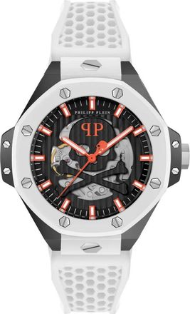 Philipp Plein Skeleton Royal Horloge - Heren - Horloges - Wit - ONE Size - Accessoires