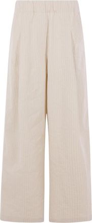 Dries Van Noten Beige Relaxed Elasticated Pants