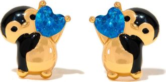 Girls Crew Penguin Crush Stud Earrings in Gold at Nordstrom