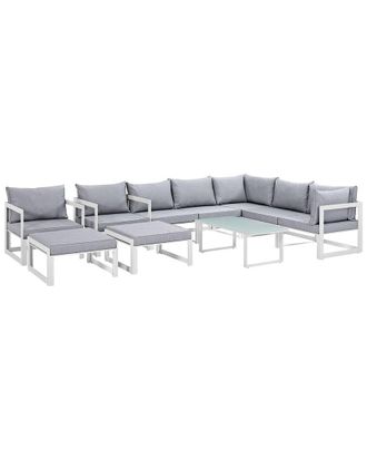 ModWay Fortuna 10-Piece Outdoor Patio Sectional Sofa Set