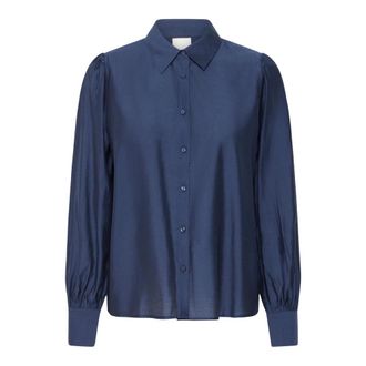 Ichi Ihkarlani SH2 Bluse 20121889 - - Blouses & Shirts - Donna - Blu - M
