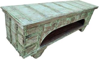 Wanderlust Deco Mueble Bajo De Madera Artesanal 165-175x45x57h Cm