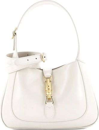 Gucci Jackie 1961 Leather Small hobo bag - women - Calf Leather/Leather - One Size - White
