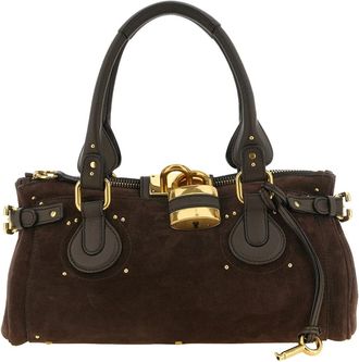Chlo&eacute; Paddington Tas - Dames - Tassen - Bruin - Maat: ONE Size Leer