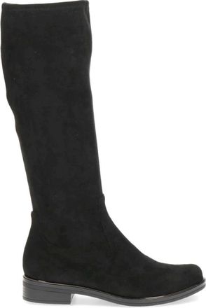 Caprice Zwarte Stretch Casual Enkellaarzen - Dames - Hoge Laarzen - Zwart - 38 EU - Schoenen