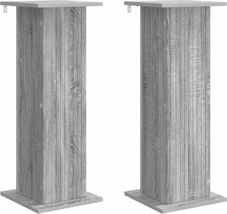 vidaXL Soporte De Plantas 2 Uds. Gris Sonoma 30,5 X 30 X 80,5 Cm Vidaxl
