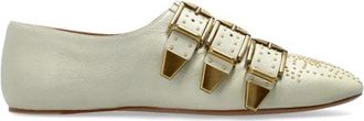 Chlo&eacute; Susan leren schoenen - Dames - Ballerinas - Beige - 36 EU - Leer - Schoenen