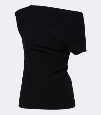 Toteme Top monospalla in cotone