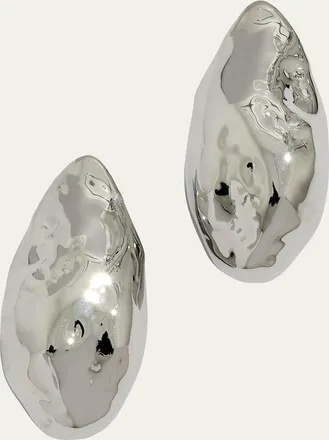 Alexis Bittar Molten Puffy Teardrop Post Earrings