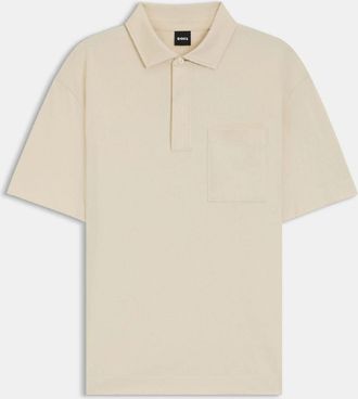 HUGO BOSS Mens Payto 18 Polo Shirt in White - Size Medium