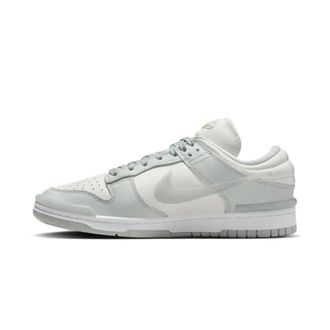 Nike Fitness, Dames, Grijs, 36 EU, Leer, Dunk Low Twist