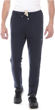 Daniele Alessandrini Slim-fit Pantalon - Heren - Slim Fit Broeken - Blauw - S - Leer - Broeken