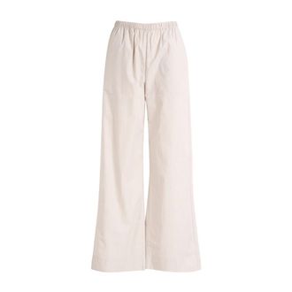 By Malene Birger Wide Trousers, female, Beige, Size: XS Cabello Wide Trousers