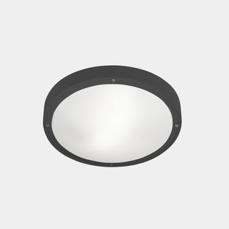 Leds - C4 Plafon De Techo Ip66 Basic Led 11.7w Sw 2700-3200-4000k On-off Gris Urbano 1269lm