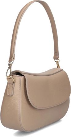 Notre-V Stijlvolle Taupe Schoudertas Diara - Dames - Schoudertassen - Beige - ONE Size - Wol - Tassen