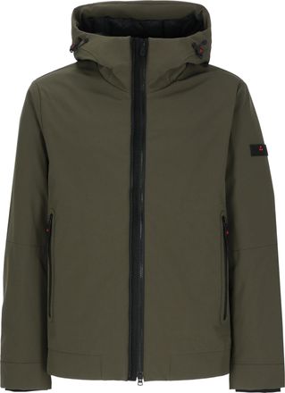 Peuterey Green Loge Hooded Padded Jacket