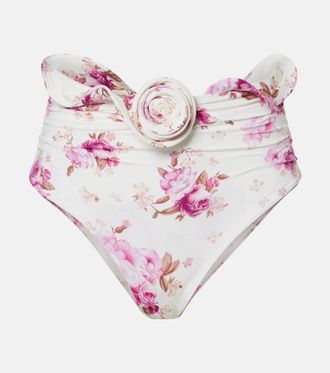 Magda Butrym Floral-applique bikini bottoms