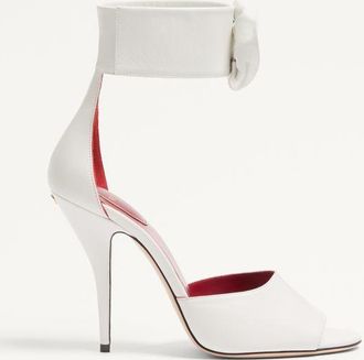 Valentino Garavani Drip Rose Kidskin Sandal With Crystals 105Mm Wo