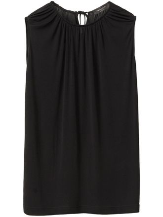 Fabiana Filippi Gedrapeerde tanktop - Zwart