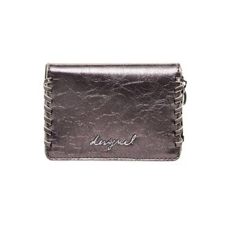 Desigual Greta Tiny Zip Capsule Wallet - Dames - Clutches - Bruin - ONE Size - Tassen