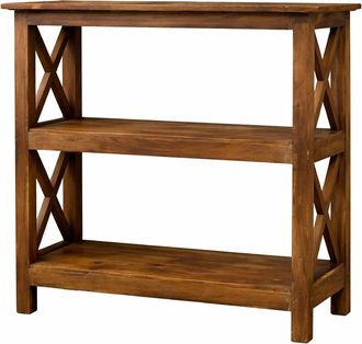 OEM Estanter&iacute;a R&uacute;stica De Madera - Multifuncional, S&oacute;lida, Hecha A Mano, 92x93x35 Cm