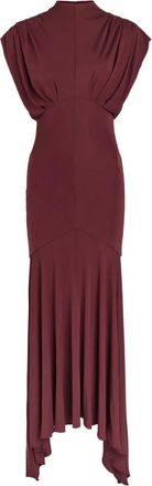 De La Vali Vasudha draped maxi dress - Red