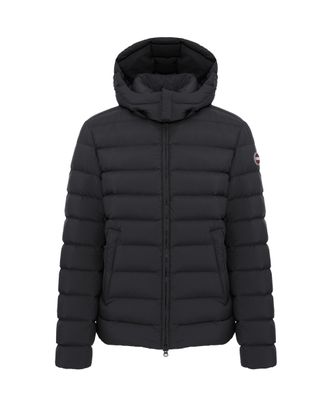 Colmar Quilted Down-Filled Jacket with Detachable Hood and Double-Zip Closure