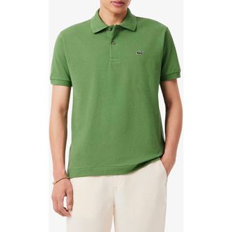 Lacoste Regular Fit Piqu&eacute; Polo in Green Field at Nordstrom, Size 4