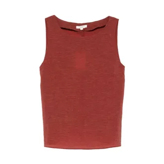 Yerse Sleeveless Tops, female, Red, Size: L Laia Top