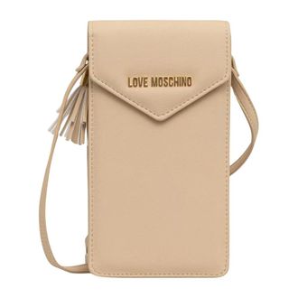 Love Moschino Custodia a Portafoglio per Telefono - - Accessories - Donna - Beige - ONE SIZE