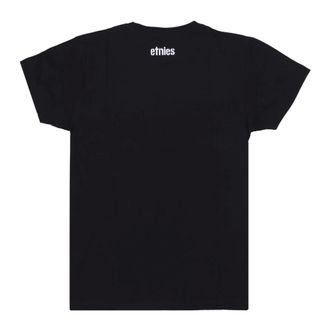 Etnies T-Shirts, male, Black, Size: XL Black Mens Tee Independent Logo Print