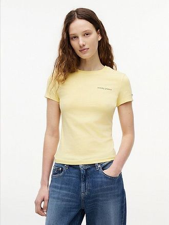 Tommy Hilfiger Camiseta slim de punto con logo