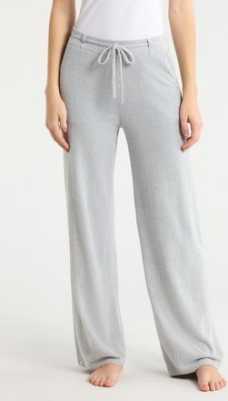 Barefoot Dreams CozyChic Ultra Lite Tie Waist Relaxed Pants in Frost at Nordstrom, Size X-Small