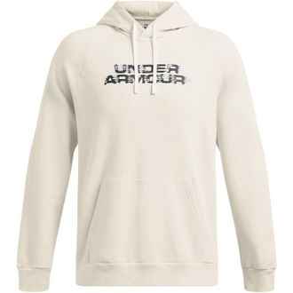 Under Armour Heren Rival Raglan-hoodie met trekkoord (Wit)