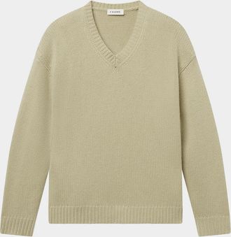 Frame Denim Men & apos;s Chunky Cashmere V-Neck Sweater