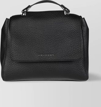 Orciani leather tote bag adjustable strap