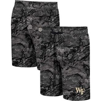 Colosseum Mens Colosseum Charcoal Wake Forest Demon Deacons Realtree Aspect Ohana Swim Shorts at Nordstrom, Size Medium