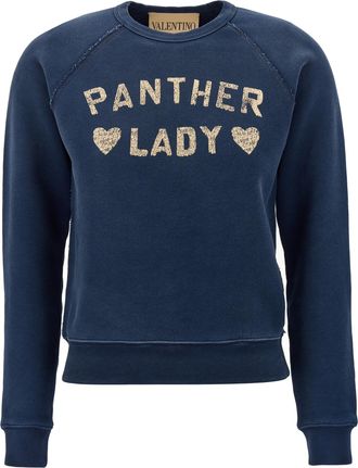 Valentino Garavani Womens Panther Lady Sweatshirt