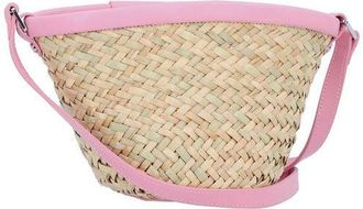 Pinko Womens Beach Bag Natural-Pink Cowhide Other