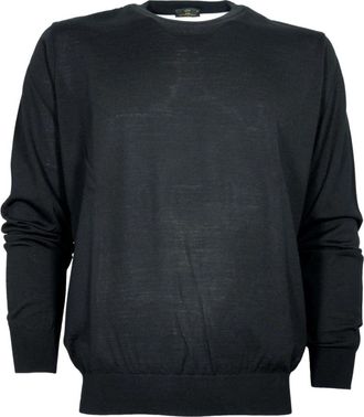 Paul & Shark Maglia 99311015 - Heren - Ronde hals truien - Zwart - XL - Wol - Truien & Vesten